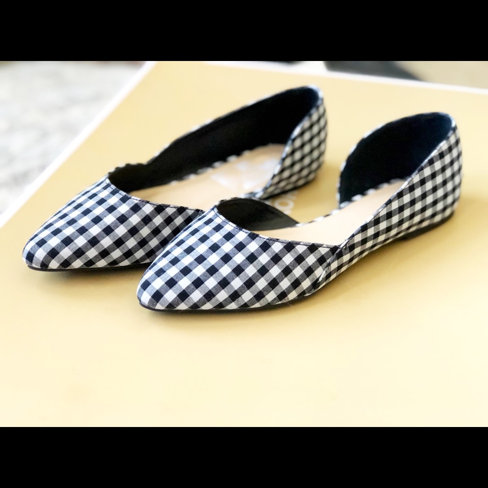 EUC Checkered Flats
